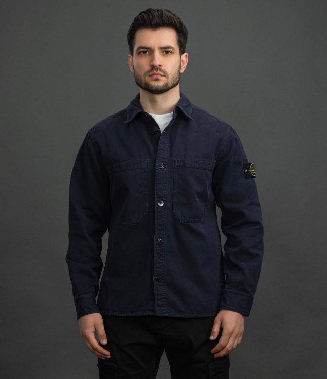 Чоловічий оверширт STONE ISLAND 151200025-S0184 V0126, колір фіолетовий | Ціна 25999 грн, фото 2