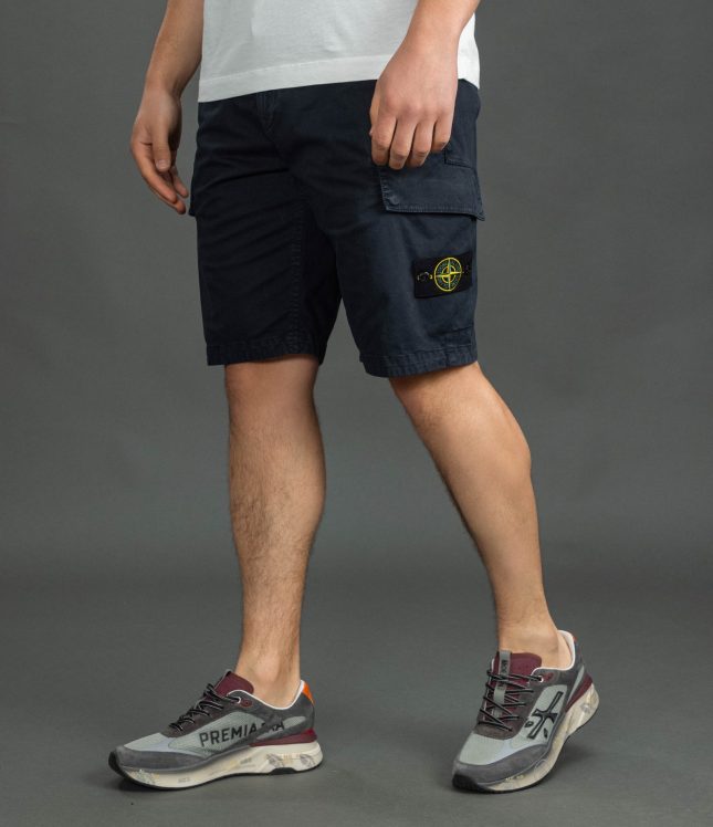 Чоловічі шорти STONE ISLAND 15L100018-S0004 V0120, колір синій | Ціна 14399 грн, фото 1