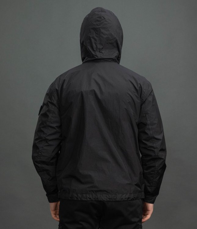 Чоловіча куртка STONE ISLAND GARMENT DYED CRINKLE REPS NY 154100001-S0A23 V0029, колір чорний | Ціна 35999 грн, фото 7