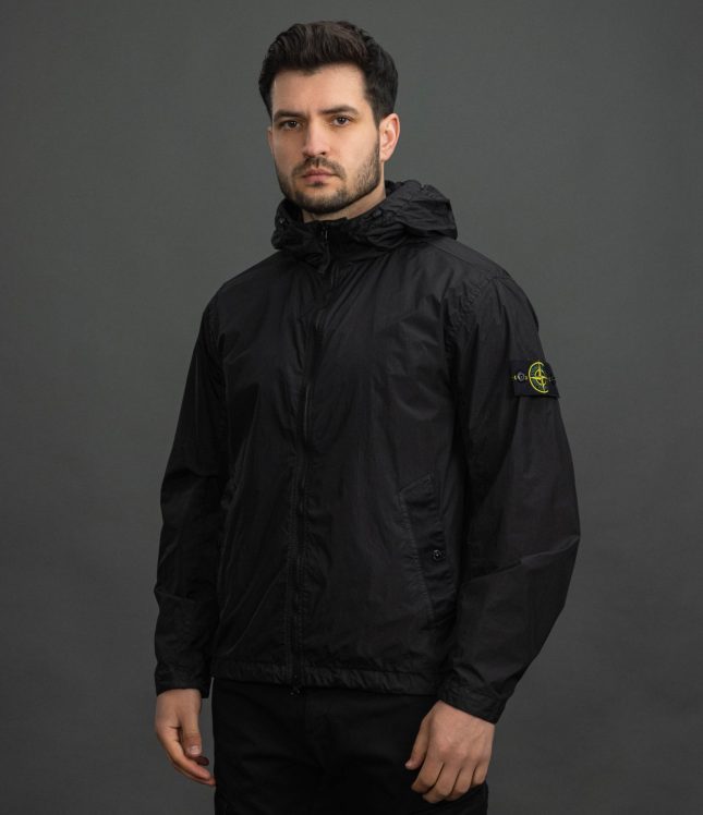 Чоловіча куртка STONE ISLAND GARMENT DYED CRINKLE REPS NY 154100001-S0A23 V0029, колір чорний | Ціна 35999 грн, фото 1