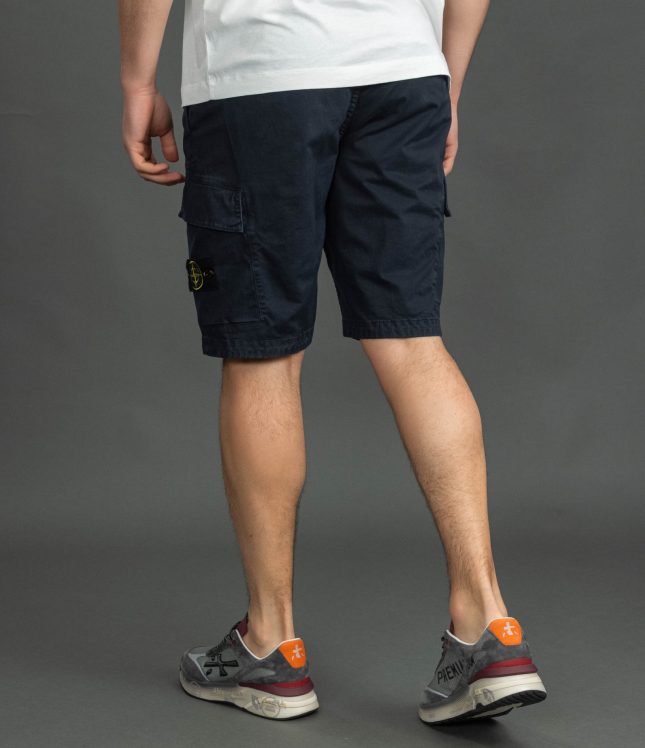Чоловічі шорти STONE ISLAND 15L100018-S0004 V0120, колір синій | Ціна 14399 грн, фото 5