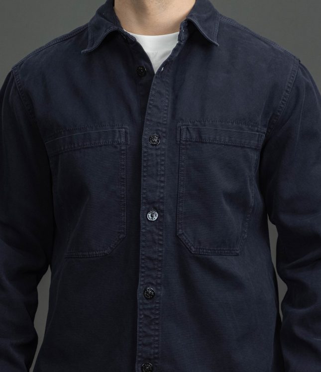 Чоловічий оверширт STONE ISLAND 151200025-S0184 V0126, колір фіолетовий | Ціна 25999 грн, фото 3