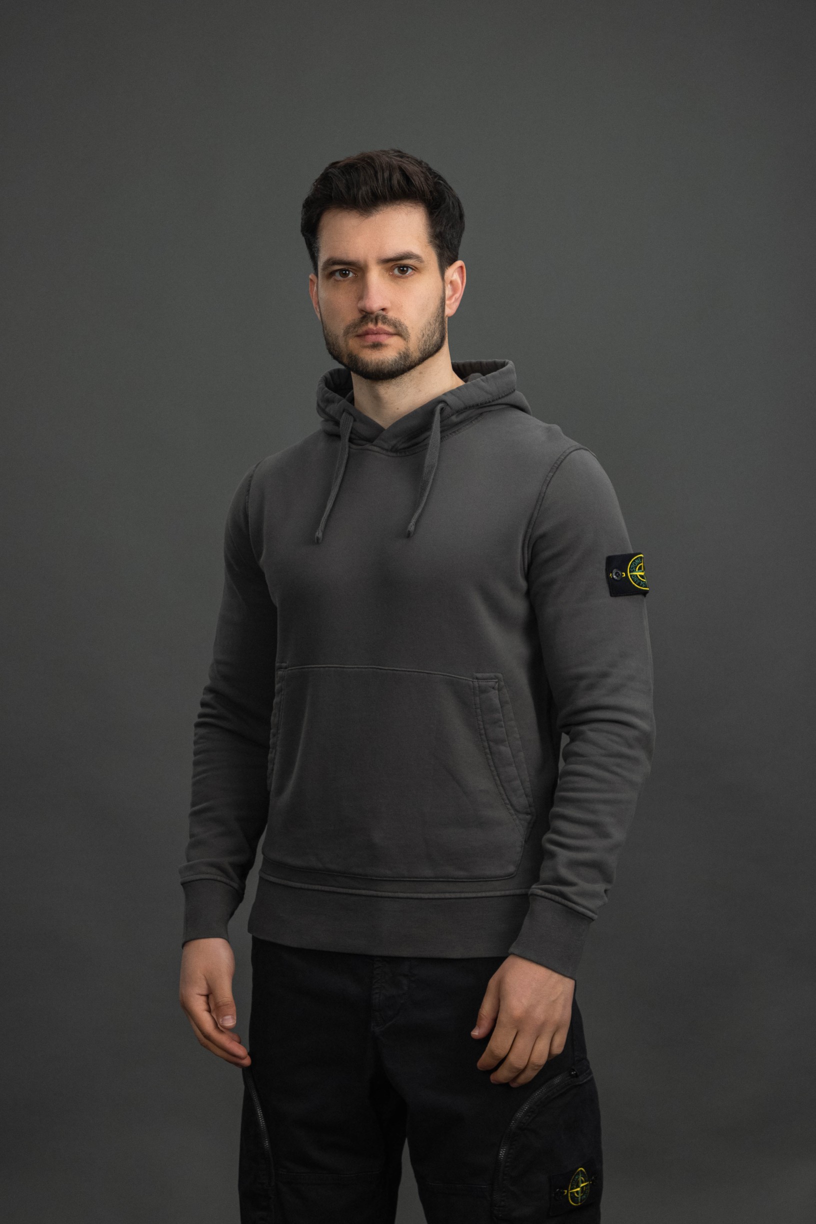 Чоловіче худі STONE ISLAND 156100062-S0051 V0065, колір сірий