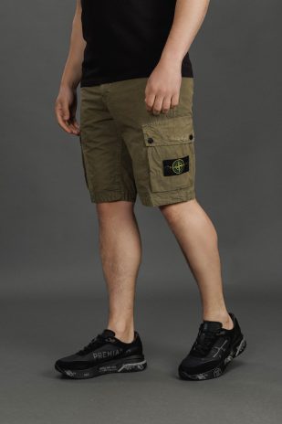 Чоловічі шорти STONE ISLAND 15L100019-S00WA V015G, колір зелений