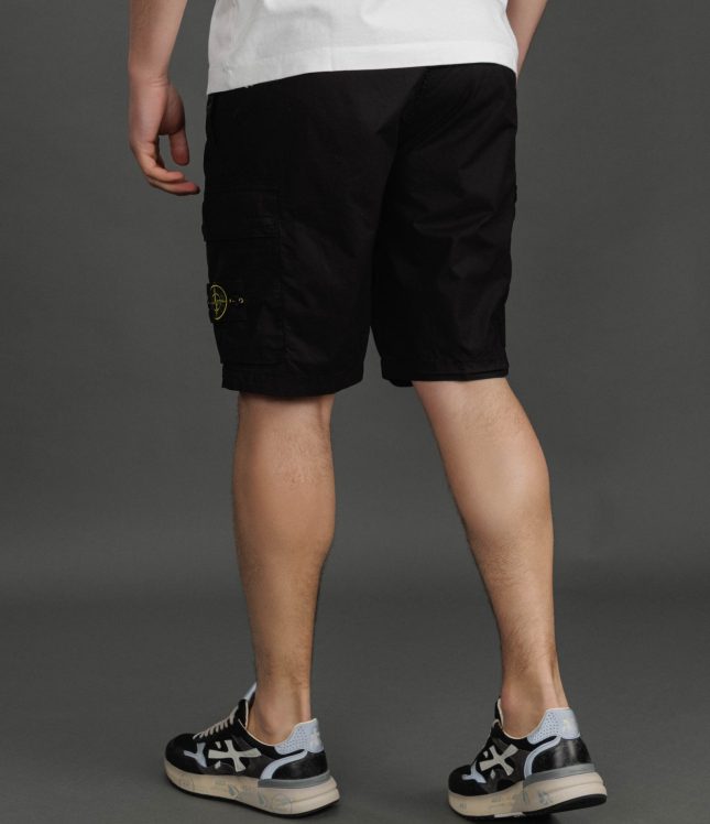 Чоловічі шорти STONE ISLAND 15L100020-S0003 V0029, колір чорний | Ціна 17999 грн, фото 5