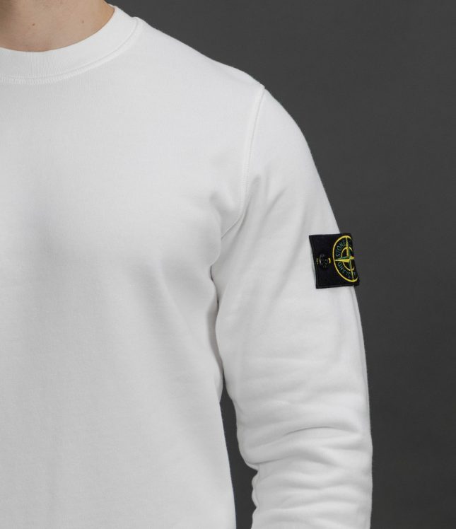 Чоловічий світшот STONE ISLAND 156100060-S0051 V0001, колір білий | Ціна 15499 грн, фото 4