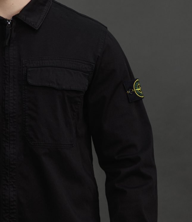 Чоловічий оверширт STONE ISLAND 151200015-S0012 V0029, колір чорний | Ціна 27499 грн, фото 4