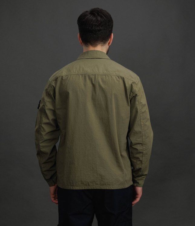 Чоловічий оверширт STONE ISLAND 151200005-S0298 V005G, колір зелений | Ціна 27499 грн, фото 6