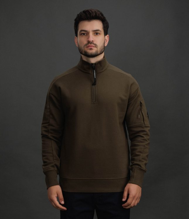 Чоловічий світшот C.P. COMPANY CMSS172A 005086W COL:683, колір зелений | Ціна 12499 грн, фото 2