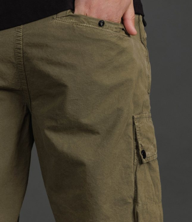 Чоловічі шорти STONE ISLAND 15L100019-S00WA V015G, колір зелений | Ціна 14399 грн, фото 6