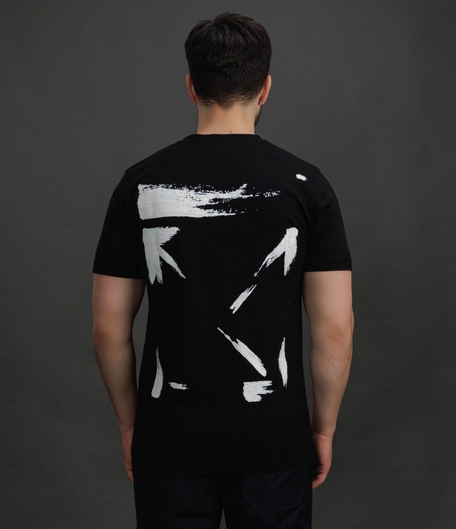 Чоловіча футболка OFF-WHITE OMAA027F25JER008 1001, колір чорний | Ціна 15999 грн, фото 6