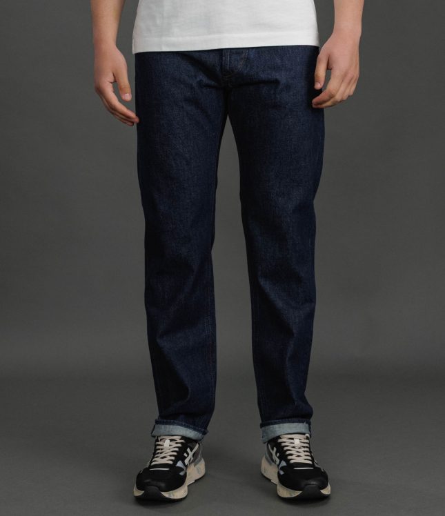 Чоловічі штани STONE ISLAND INDIGO DENIM-RINSED STRAIGHT 14J100005-S00J7 VJ201, колір синій | Ціна 20499 грн, фото 2