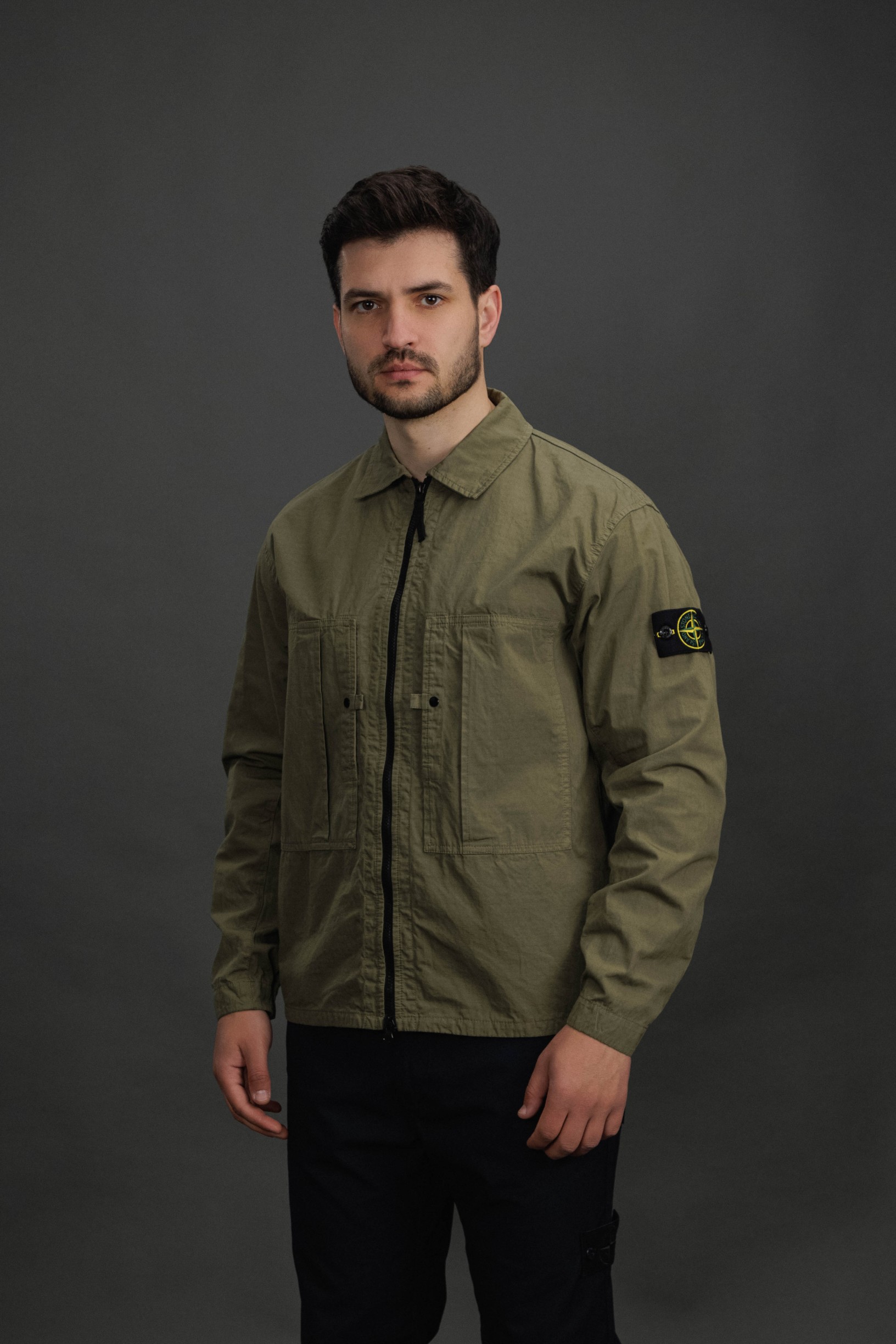 Чоловічий оверширт STONE ISLAND 151200005-S0298 V005G, колір зелений
