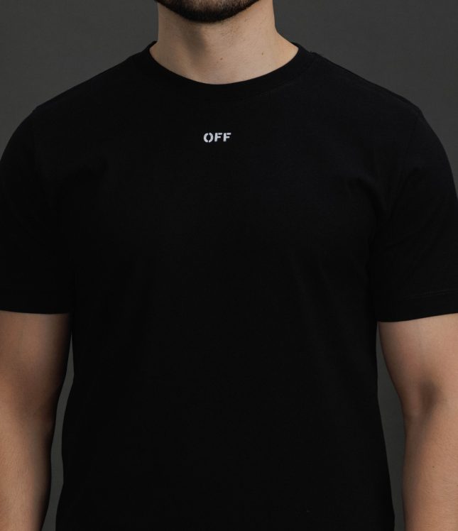 Чоловіча футболка OFF-WHITE OMAA027F25JER008 1001, колір чорний | Ціна 15999 грн, фото 3