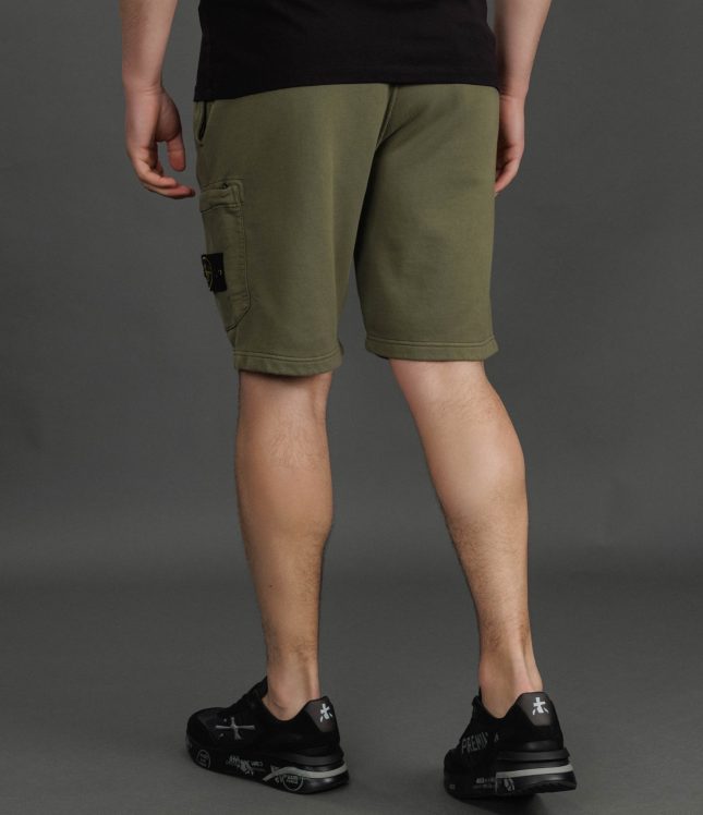 Чоловічі шорти STONE ISLAND 156200011-S0051 V005G, колір зелений | Ціна 11999 грн, фото 5