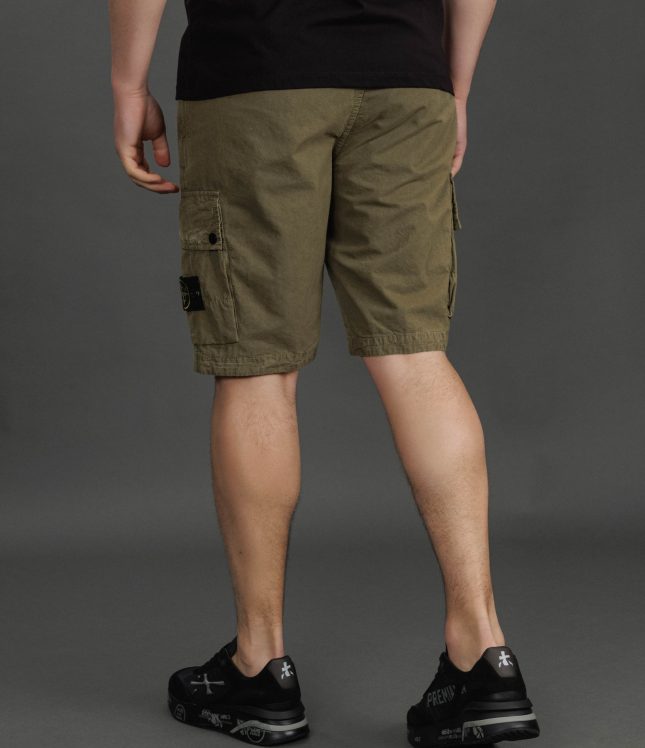 Чоловічі шорти STONE ISLAND 15L100019-S00WA V015G, колір зелений | Ціна 14399 грн, фото 5