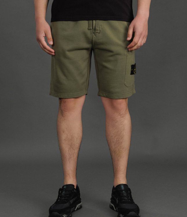 Чоловічі шорти STONE ISLAND 156200011-S0051 V005G, колір зелений | Ціна 11999 грн, фото 2
