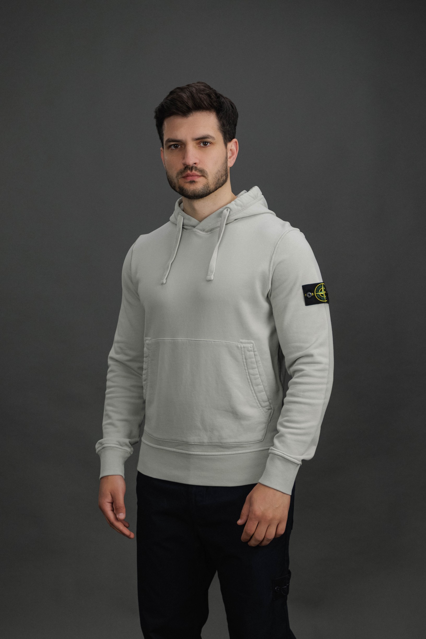 Чоловіче худі STONE ISLAND 156100062-S0051 V0061, колір сірий