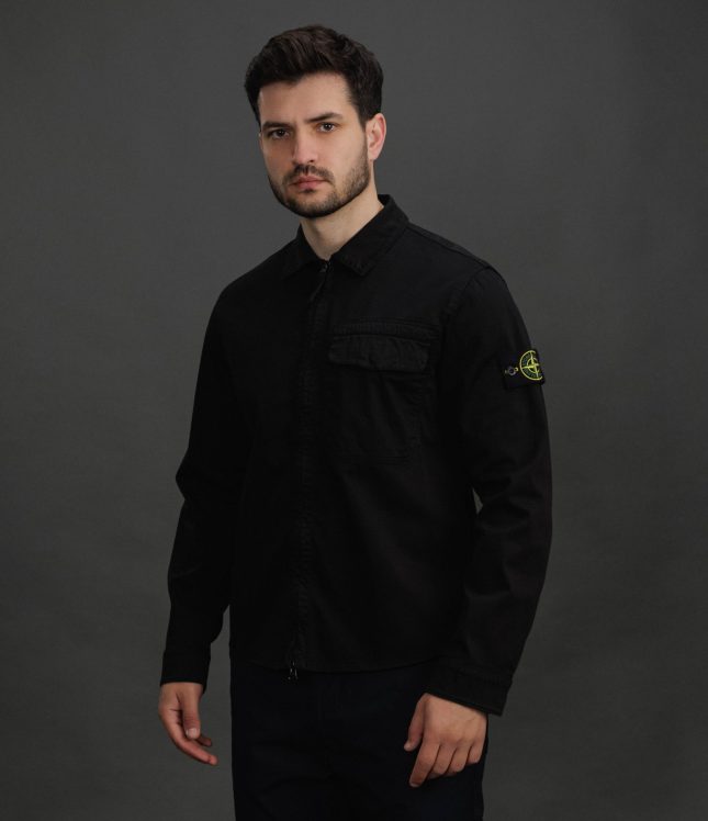 Чоловічий оверширт STONE ISLAND 151200015-S0012 V0029, колір чорний | Ціна 27499 грн, фото 1