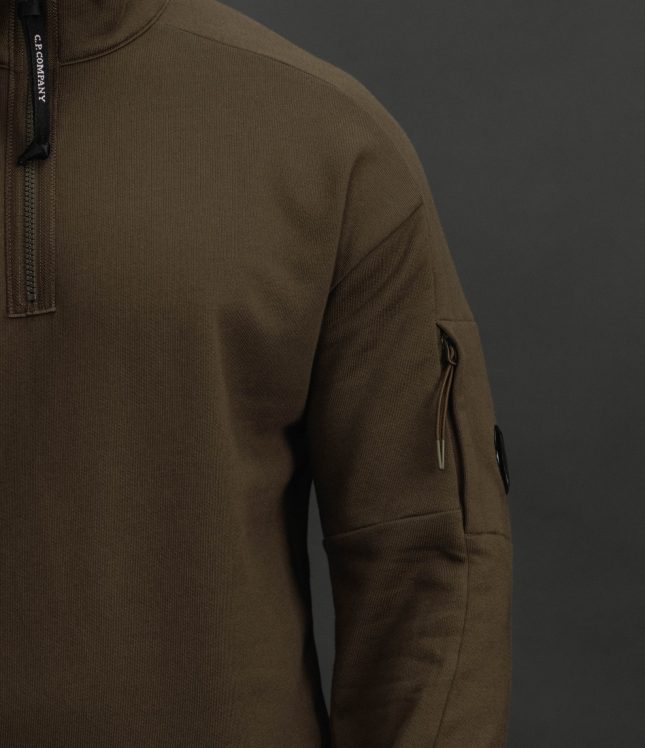 Чоловічий світшот C.P. COMPANY CMSS172A 005086W COL:683, колір зелений | Ціна 12499 грн, фото 4