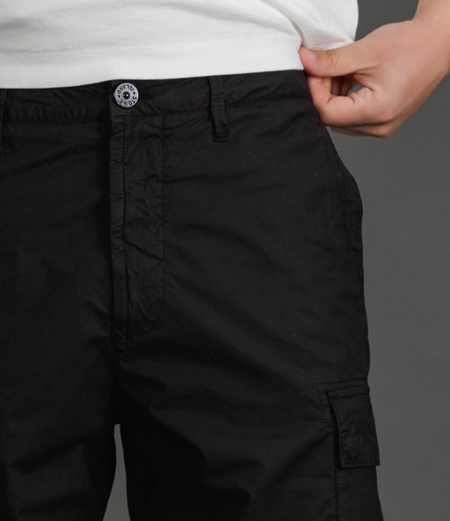 Чоловічі шорти STONE ISLAND 15L100020-S0003 V0029, колір чорний | Ціна 17999 грн, фото 3