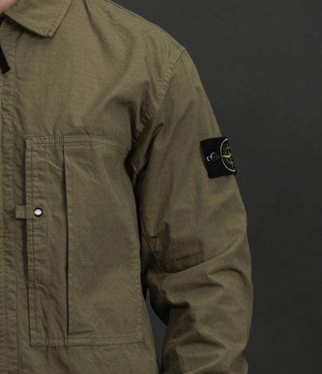 Чоловічий оверширт STONE ISLAND 151200005-S0298 V005G, колір зелений | Ціна 27499 грн, фото 4