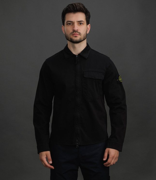 Чоловічий оверширт STONE ISLAND 151200015-S0012 V0029, колір чорний | Ціна 27499 грн, фото 2