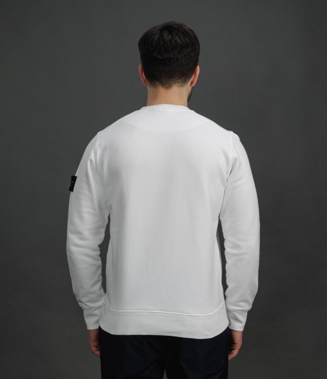 Чоловічий світшот STONE ISLAND 156100060-S0051 V0001, колір білий | Ціна 15499 грн, фото 6