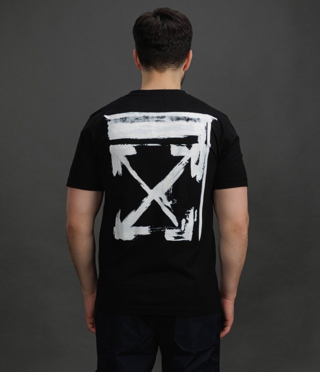 Чоловіча футболка OFF-WHITE OMAA027F25JER007 1001, колір чорний | Ціна 16999 грн, фото 6