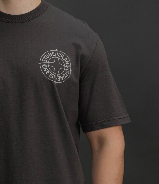 Чоловіча футболка STONE ISLAND 152100001-S0284 V0065, колір сірий | Ціна 12499 грн, фото 4