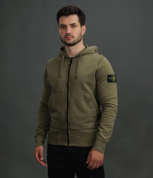 Чоловіче худі STONE ISLAND 156100061-S0051 V005G, колір зелений | Ціна 20999 грн, фото 1