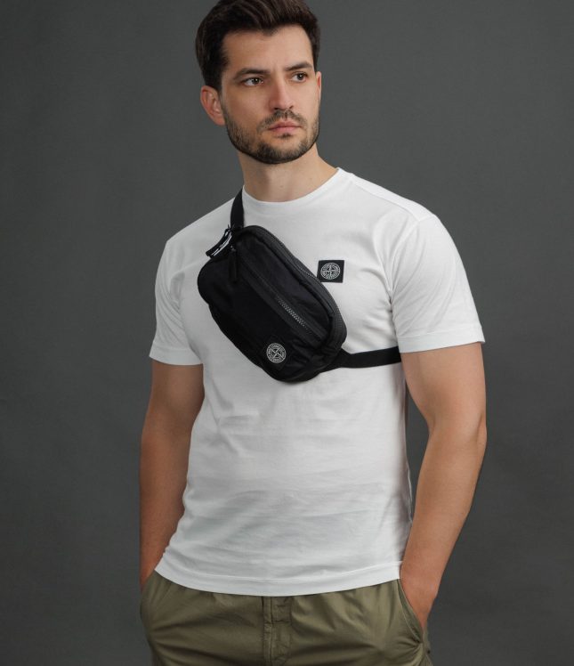 Чоловіча сумка STONE ISLAND 159200014-S0251 V0029, колір чорний | Ціна 11999 грн, фото 1