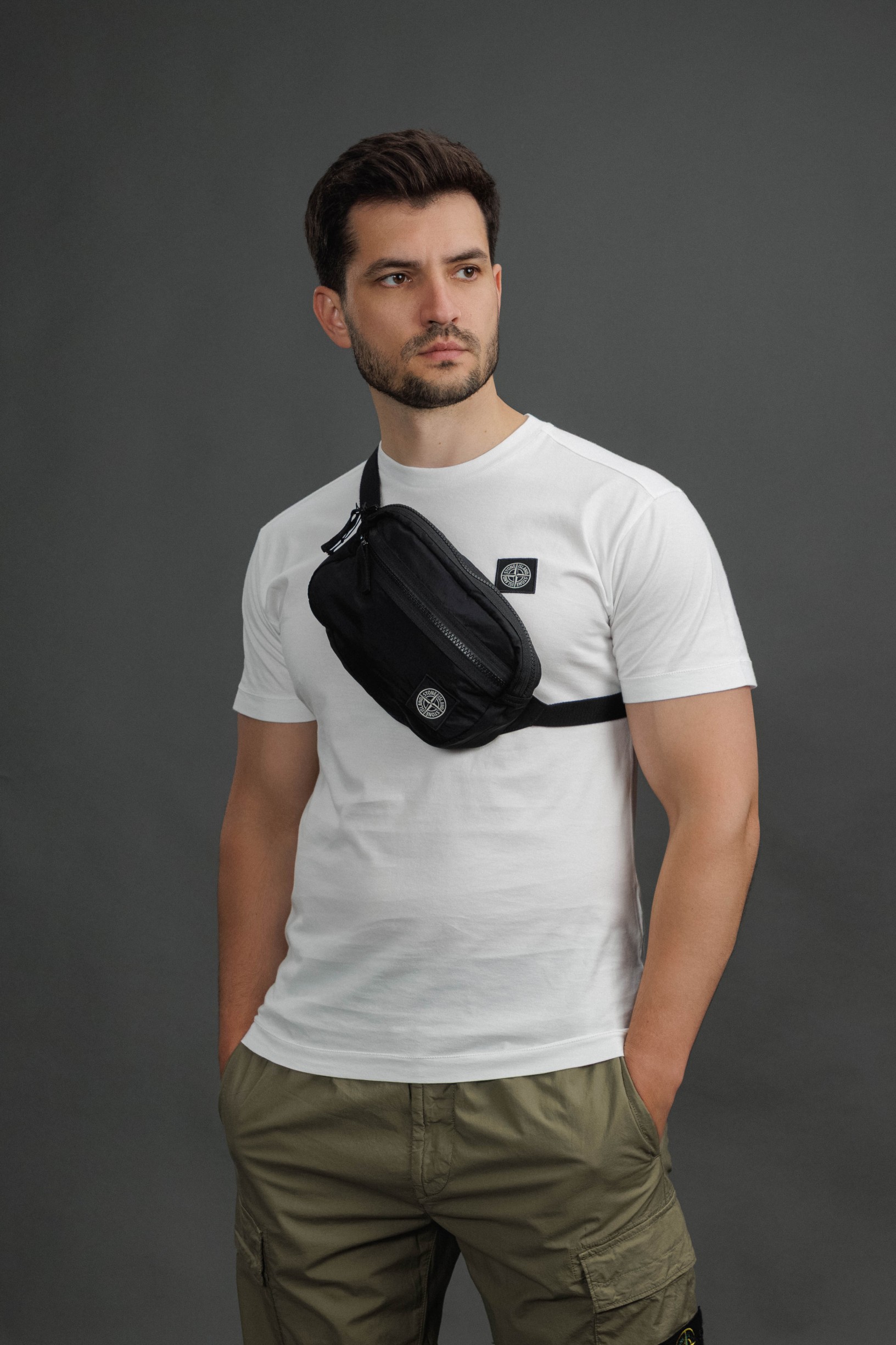 Чоловіча сумка STONE ISLAND 159200014-S0251 V0029, колір чорний