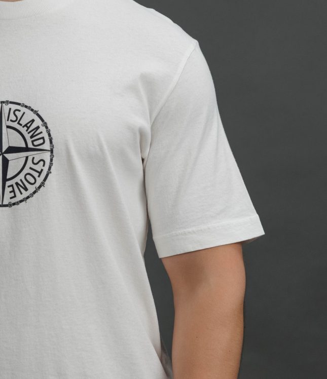 Чоловіча футболка STONE ISLAND 152100001-S0362 V0001, колір білий | Ціна 12499 грн, фото 4