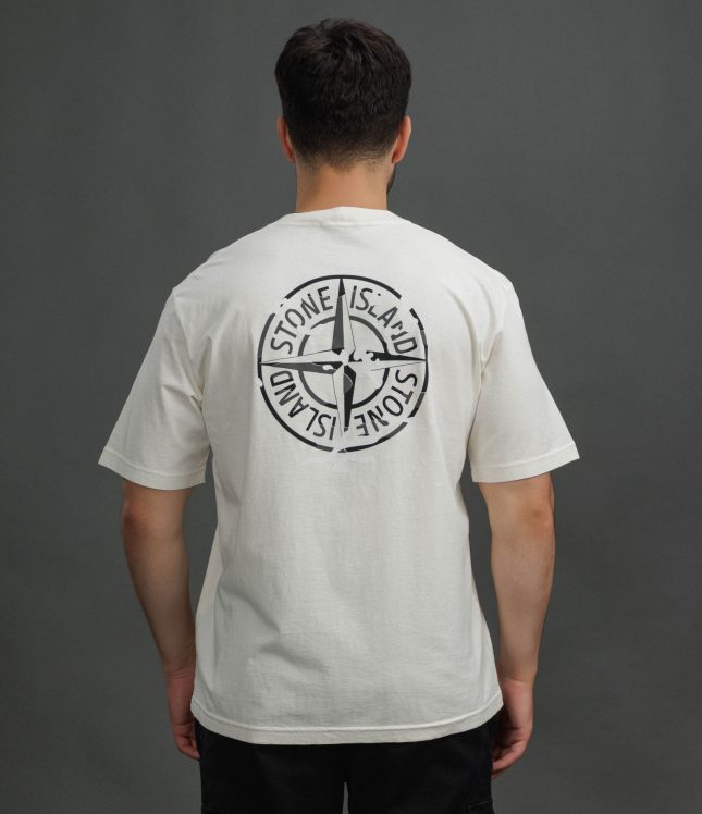 Чоловіча футболка STONE ISLAND 152100001-S0E14 V0093, колір бежевий | Ціна 12499 грн, фото 6