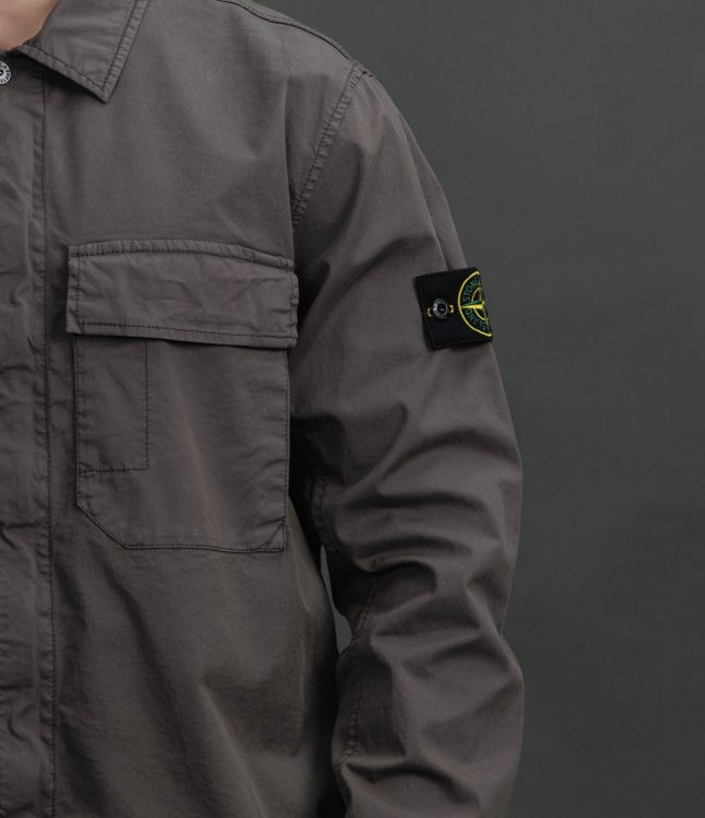 Чоловічий оверширт STONE ISLAND 151200013-S0A10 V0065, колір сірий | Ціна 27499 грн, фото 4