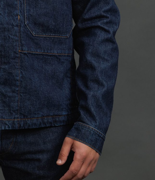 Чоловічий оверширт STONE ISLAND INDIGO DENIM-RINSED BLEACHED 144100006-S00J7 VJ201, колір синій | Ціна 35499 грн, фото 4