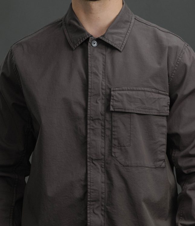 Чоловічий оверширт STONE ISLAND 151200013-S0A10 V0065, колір сірий | Ціна 27499 грн, фото 3