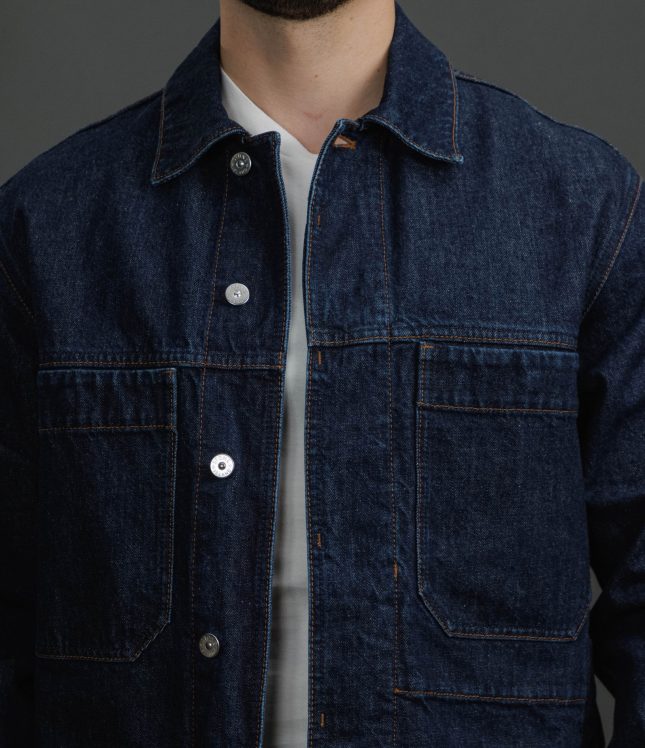 Чоловічий оверширт STONE ISLAND INDIGO DENIM-RINSED BLEACHED 144100006-S00J7 VJ201, колір синій | Ціна 35499 грн, фото 3