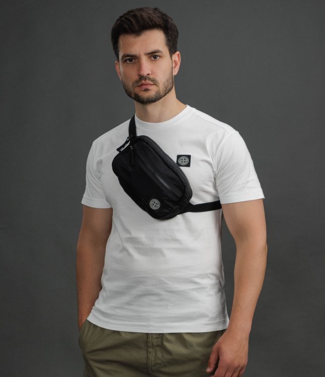 Чоловіча сумка STONE ISLAND 159200014-S0251 V0029, колір чорний | Ціна 11999 грн, фото 2