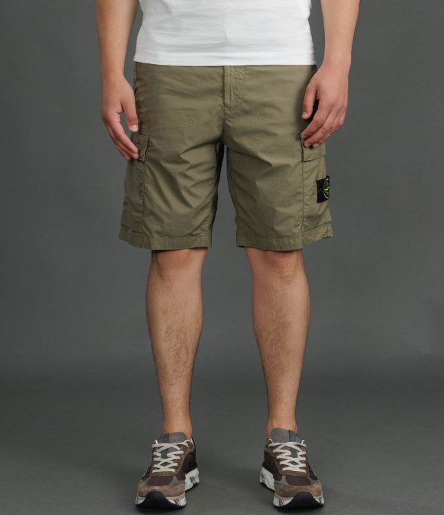 Чоловічі шорти STONE ISLAND 15L100020-S0003 V005G, колір зелений | Ціна 17999 грн, фото 2
