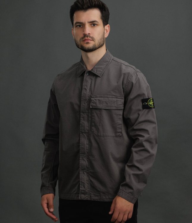 Чоловічий оверширт STONE ISLAND 151200013-S0A10 V0065, колір сірий | Ціна 27499 грн, фото 1