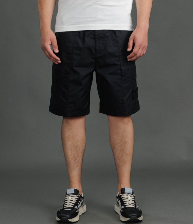 Чоловічі шорти STONE ISLAND 15L100004-S0F01 V0029, колір чорний | Ціна 23999 грн, фото 2