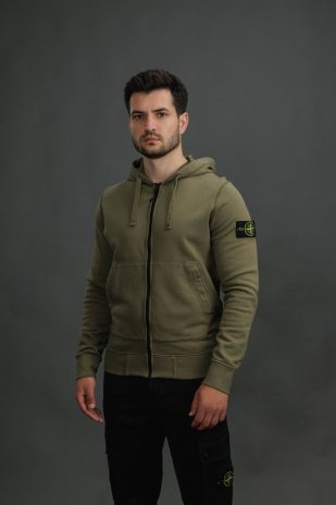 Чоловіче худі STONE ISLAND 156100061-S0051 V005G, колір зелений