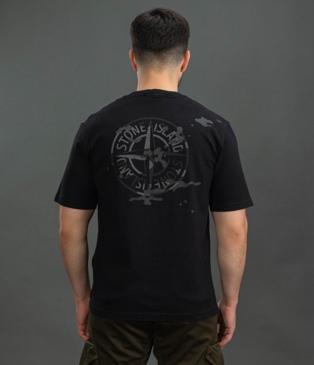 Чоловіча футболка STONE ISLAND 152100001-S0E14 V0029, колір чорний | Ціна 12499 грн, фото 6