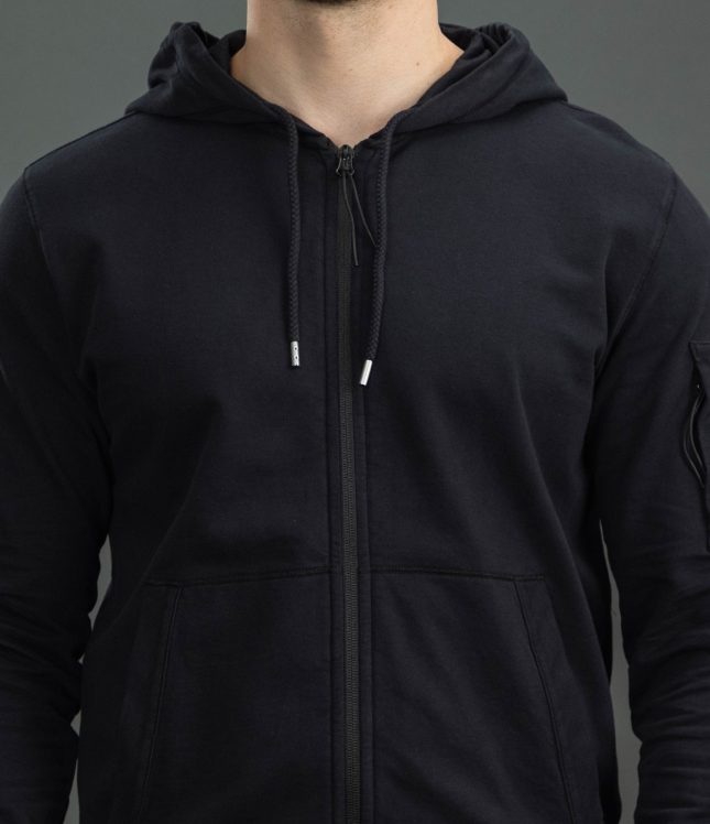 Чоловіче худі C.P. COMPANY CMSS081A 002246G COL:999, колір чорний | Ціна 10799 грн, фото 3