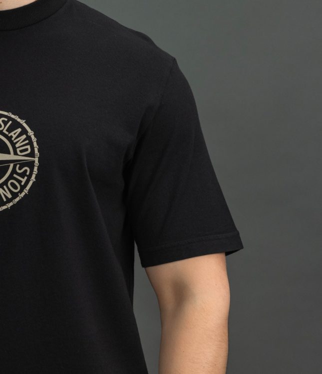 Чоловіча футболка STONE ISLAND L1S152100001-S0362 V0029, колір чорний | Ціна 12499 грн, фото 4