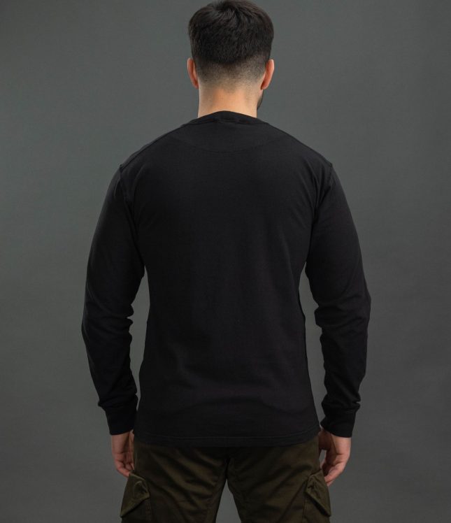 Чоловічий лонгслів STONE ISLAND 152100030-S0057 V0029, колір чорний | Ціна 8399 грн, фото 6