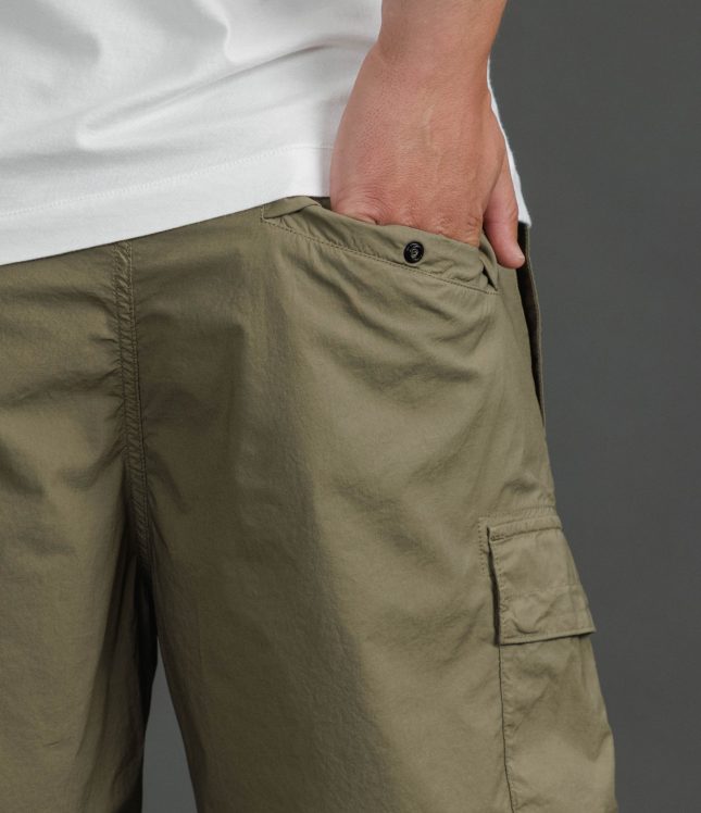 Чоловічі шорти STONE ISLAND 15L100020-S0003 V005G, колір зелений | Ціна 17999 грн, фото 6