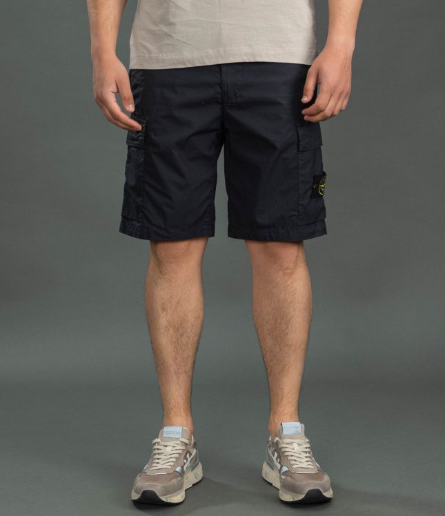 Чоловічі шорти STONE ISLAND 15L100020-S0003 V0020, колір синій | Ціна 17999 грн, фото 2